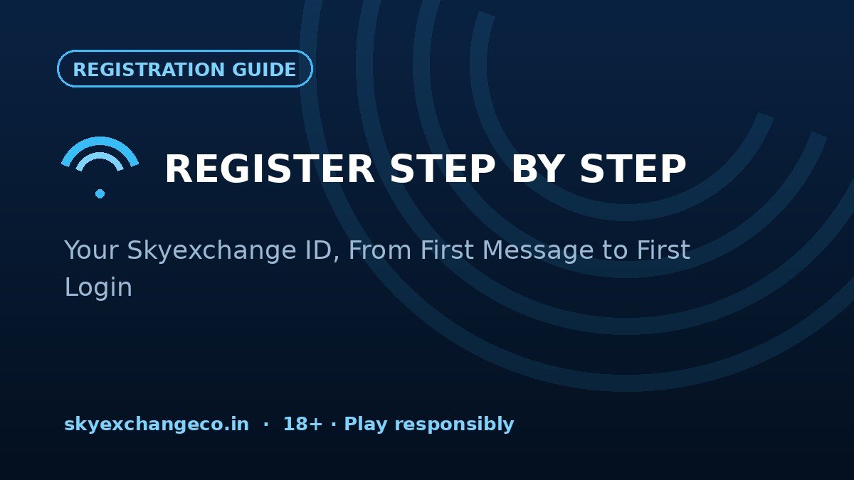 How to register for a Skyexchange ID step by step